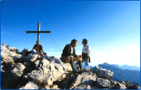 A view from a peak in Liechtenstein