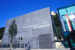 The National Art Musuem in the centre of Vaduz