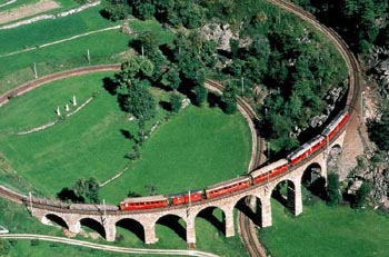 The famous Glacier Express