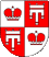 Coat of arms of Vaduz, Liechtenstein. Click here for information about the village