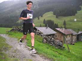 A competitor in the LGT-Marathon 