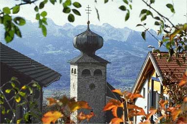 Triesenberg church, Liechtenstein