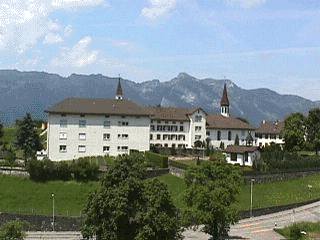 Picture of the convent which dominates central Schellenberg